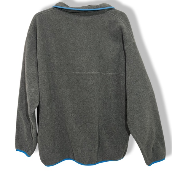 Patagonia Synchilla Snap T Fleece Lightweight Pullover Sweater Gray Blue Green - Picture 5 of 9